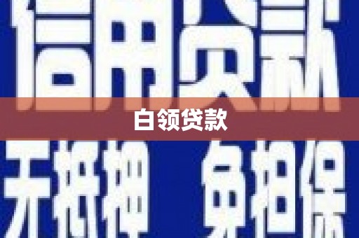 坪林白领贷款