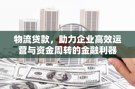 坪林物流贷款，助力企业高效运营与资金周转的金融利器