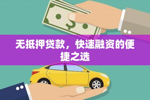 坪林无抵押贷款，快速融资的便捷之选