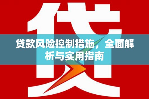 坪林贷款风险控制措施，全面解析与实用指南