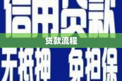 坪林贷款流程