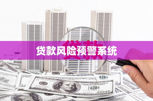 坪林贷款风险预警系统
