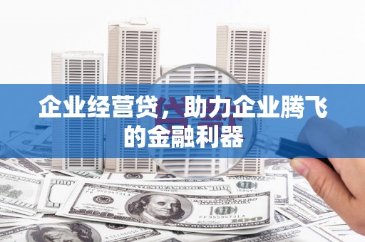 坪林企业经营贷，助力企业腾飞的金融利器