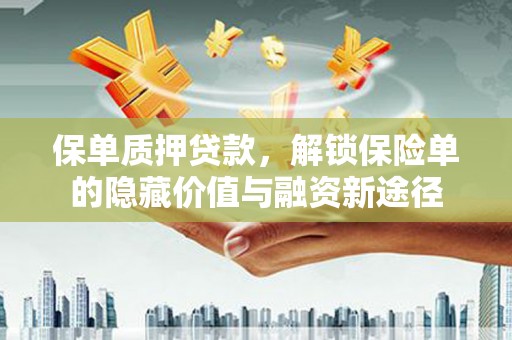 坪林保单质押贷款，解锁保险单的隐藏价值与融资新途径