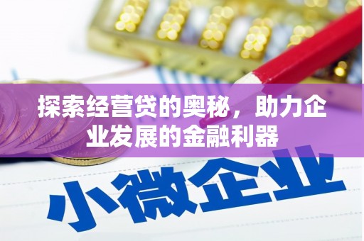 坪林探索经营贷的奥秘，助力企业发展的金融利器
