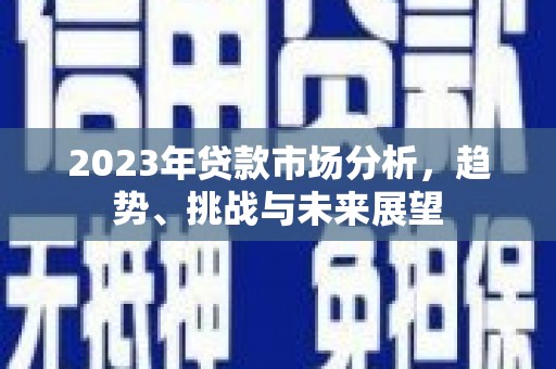 坪林2023年贷款市场分析，趋势、挑战与未来展望