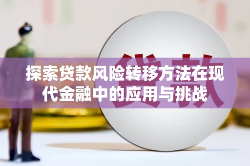 坪林探索贷款风险转移方法在现代金融中的应用与挑战