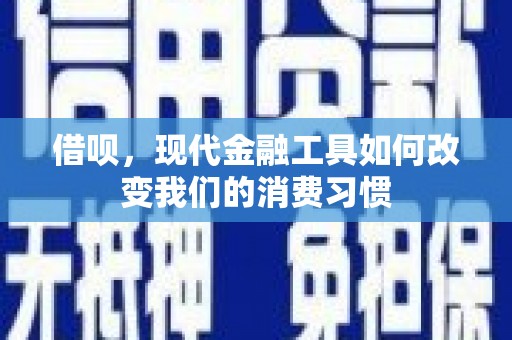 坪林借呗，现代金融工具如何改变我们的消费习惯
