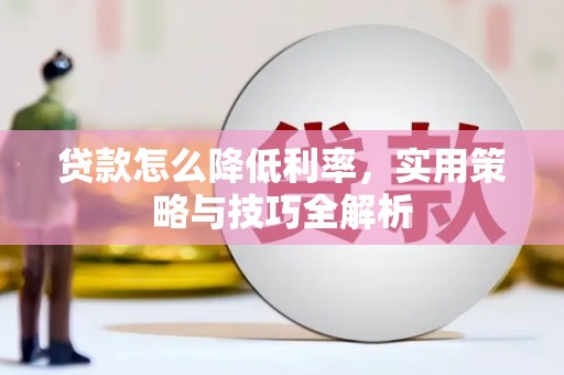 坪林贷款怎么降低利率，实用策略与技巧全解析