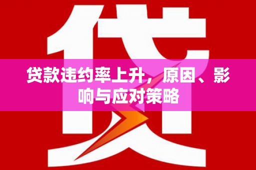 坪林贷款违约率上升，原因、影响与应对策略