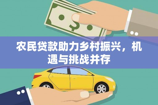 坪林农民贷款助力乡村振兴，机遇与挑战并存