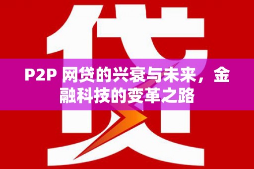 坪林P2P 网贷的兴衰与未来，金融科技的变革之路