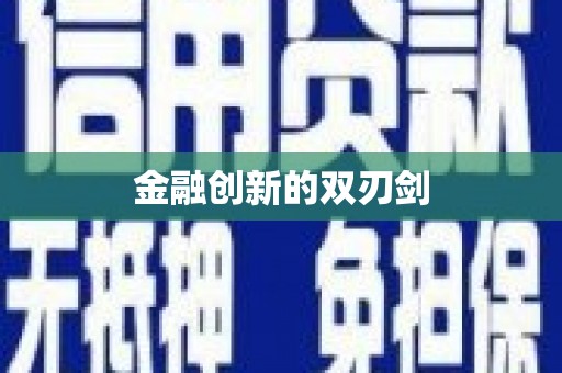 坪林金融创新的双刃剑