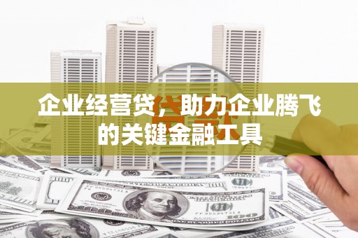 坪林企业经营贷，助力企业腾飞的关键金融工具