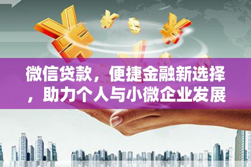 坪林微信贷款，便捷金融新选择，助力个人与小微企业发展