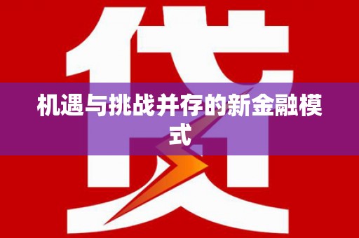 坪林机遇与挑战并存的新金融模式