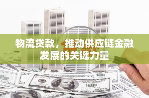 坪林物流贷款，推动供应链金融发展的关键力量