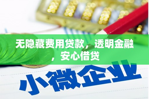 坪林无隐藏费用贷款，透明金融，安心借贷