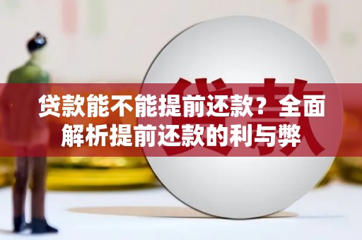 坪林贷款能不能提前还款？全面解析提前还款的利与弊