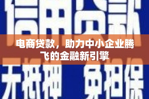 坪林电商贷款，助力中小企业腾飞的金融新引擎