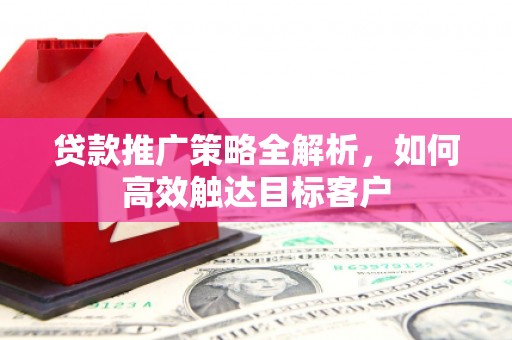 坪林贷款推广策略全解析，如何高效触达目标客户