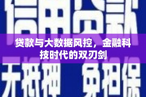 坪林贷款与大数据风控，金融科技时代的双刃剑