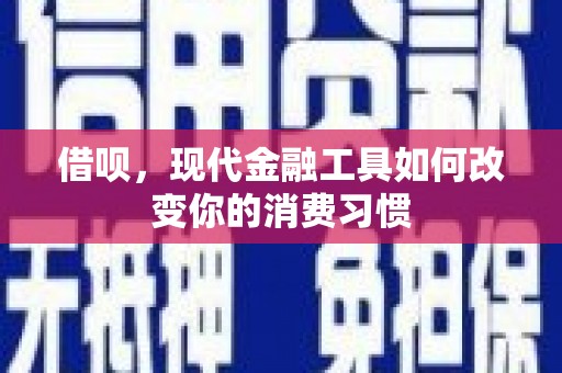 坪林借呗，现代金融工具如何改变你的消费习惯