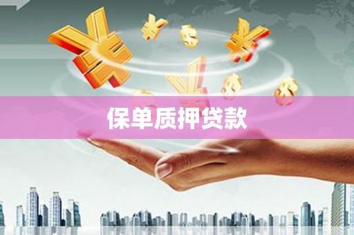坪林保单质押贷款