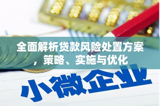 坪林全面解析贷款风险处置方案，策略、实施与优化