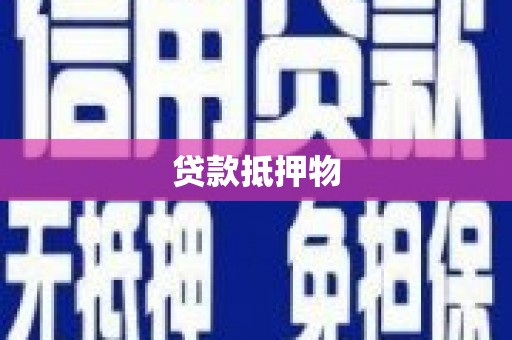 坪林贷款抵押物