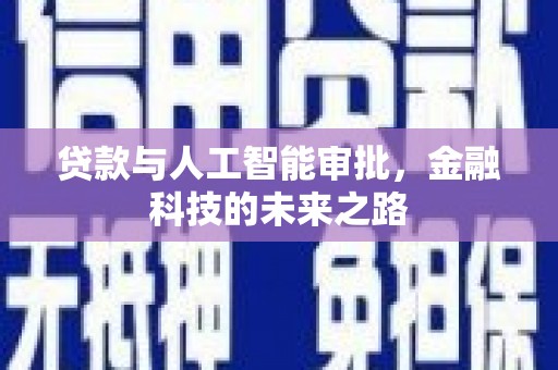 坪林贷款与人工智能审批，金融科技的未来之路