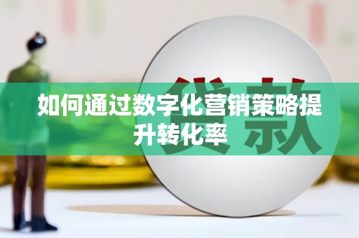 坪林如何通过数字化营销策略提升转化率