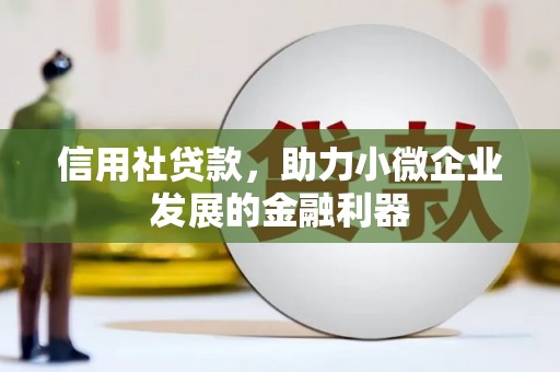 坪林信用社贷款，助力小微企业发展的金融利器