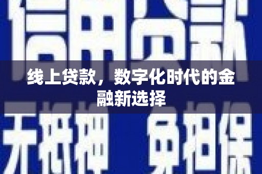 坪林线上贷款，数字化时代的金融新选择