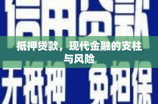 坪林抵押贷款，现代金融的支柱与风险