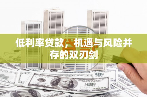 坪林低利率贷款，机遇与风险并存的双刃剑