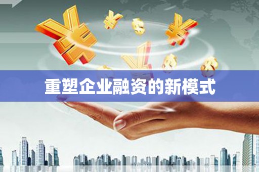 坪林重塑企业融资的新模式