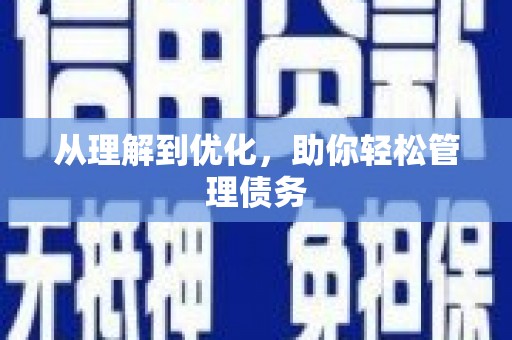 坪林从理解到优化，助你轻松管理债务