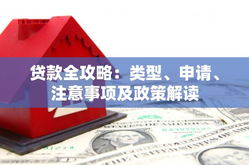 坪林贷款全攻略：类型、申请、注意事项及政策解读